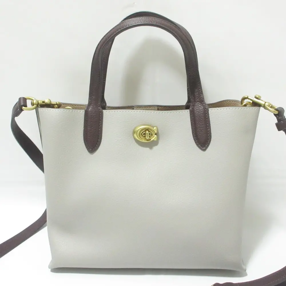 COACH コーチ ウィロウ トート 24 カラーブロック ウィズ シグネチャー キャンバス 2way ハンドバッグ ショルダーバッグ C9092