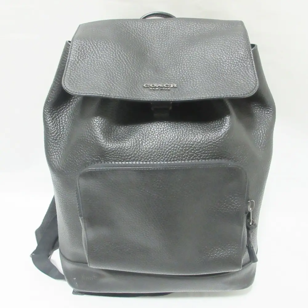 COACH コーチ ターナー レザー リュックサック バックパック C1280 ブラック