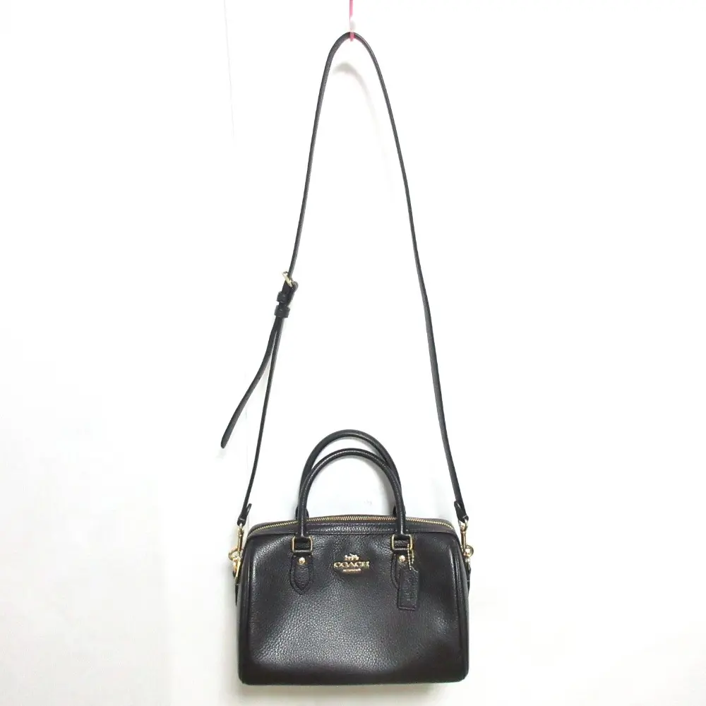 24AW COACH コーチ ローアン サッチェル レザー 2WAY ハンドバッグ ショルダーバッグ CV962 ブラックの買取実績【2025年1月買取】