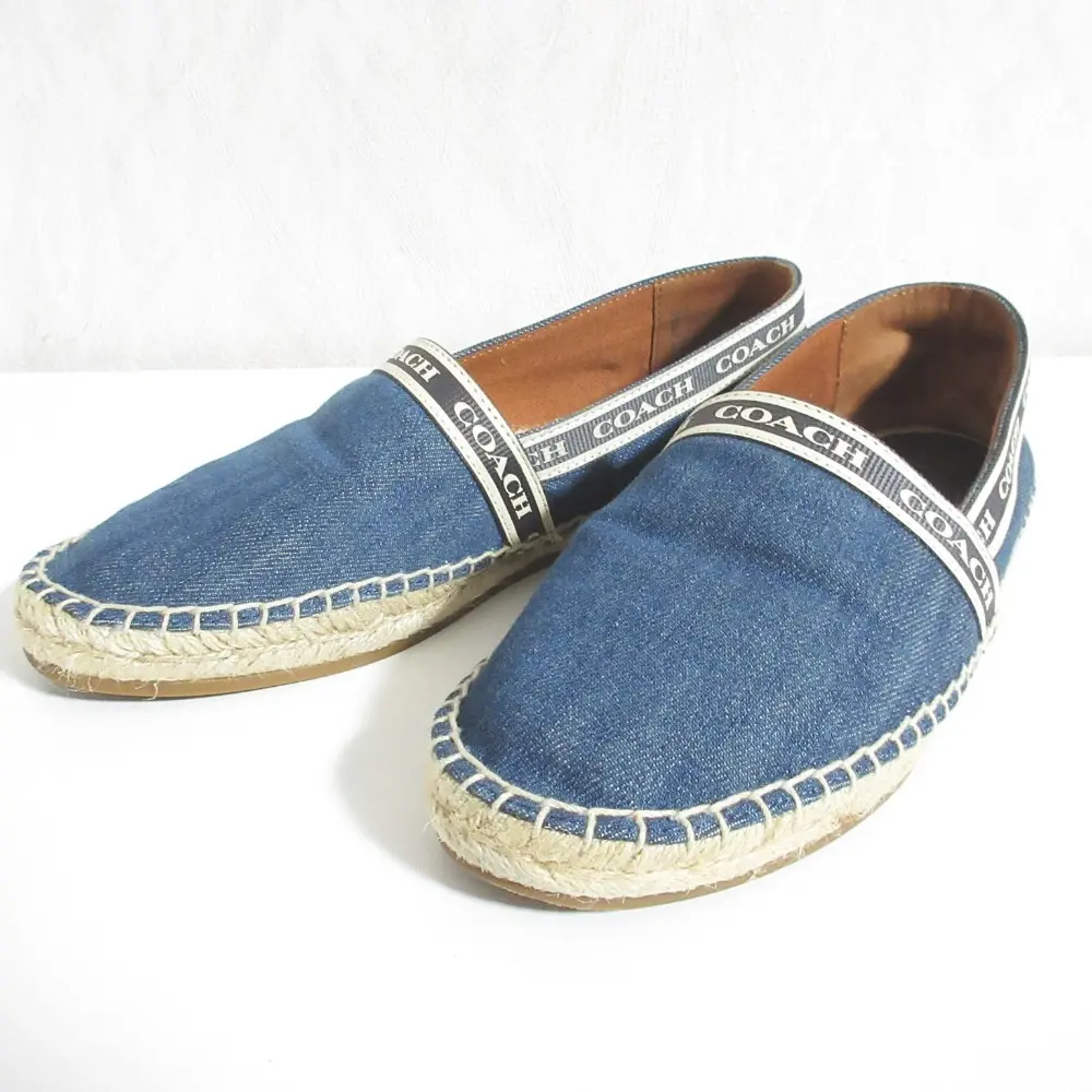 COACH コーチ デニム エスパドリーユ シューズ CORRIE DENIM ESPAD G4837 6B インディゴ