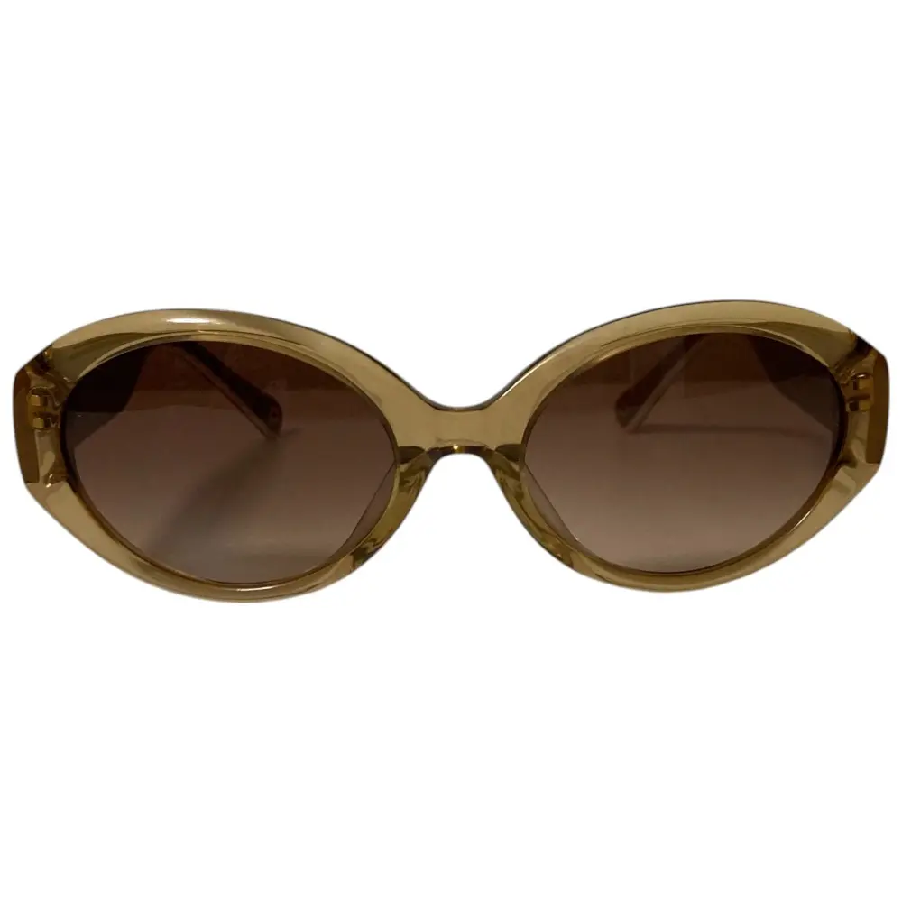 COACH コーチ ASHLEY シグネチャー セルフレーム サングラス 眼鏡 アイウェア S727A サンド