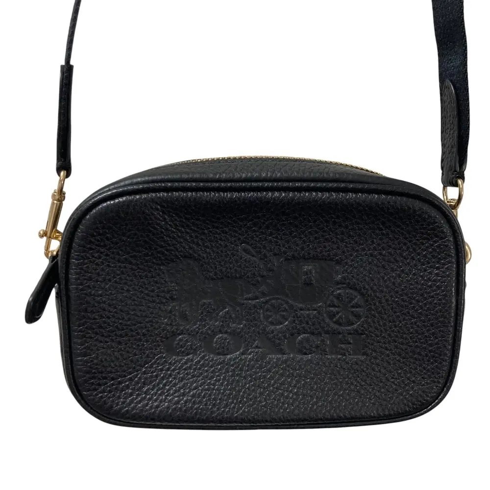 COACH コーチ PEBBLED LEATHER ぺブルドレザー コンバーチブル ベルトバッグ ショルダーバッグ 75952 ブラック