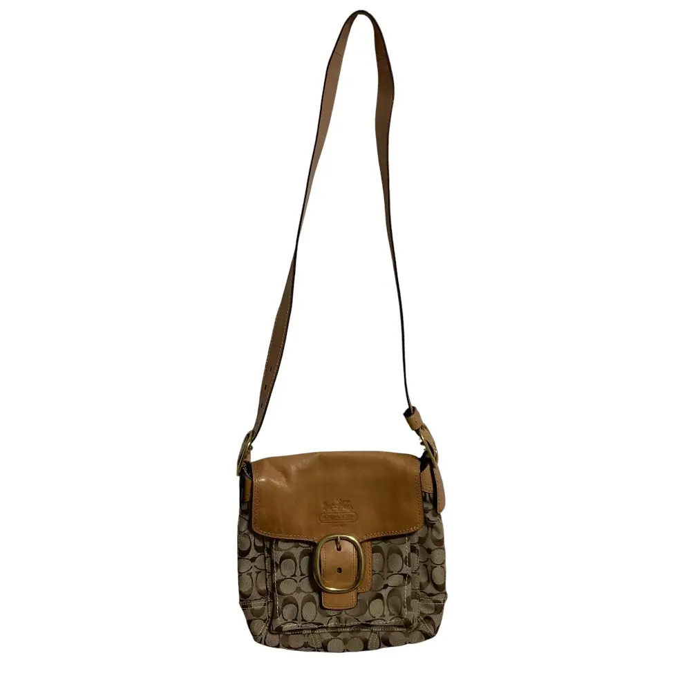 COACH コーチ シグネチャー ショルダーバッグ F12392 ベージュ