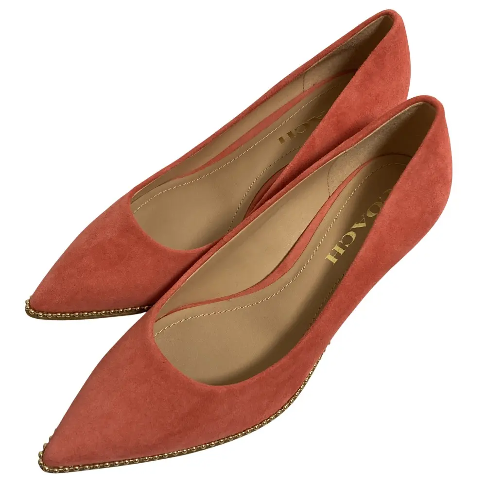 COACH コーチ JACKI SUEDE PUMP ポインテッドトゥパンプス G5266 サイズ6.5 23.5ｃｍ相当 ピンク