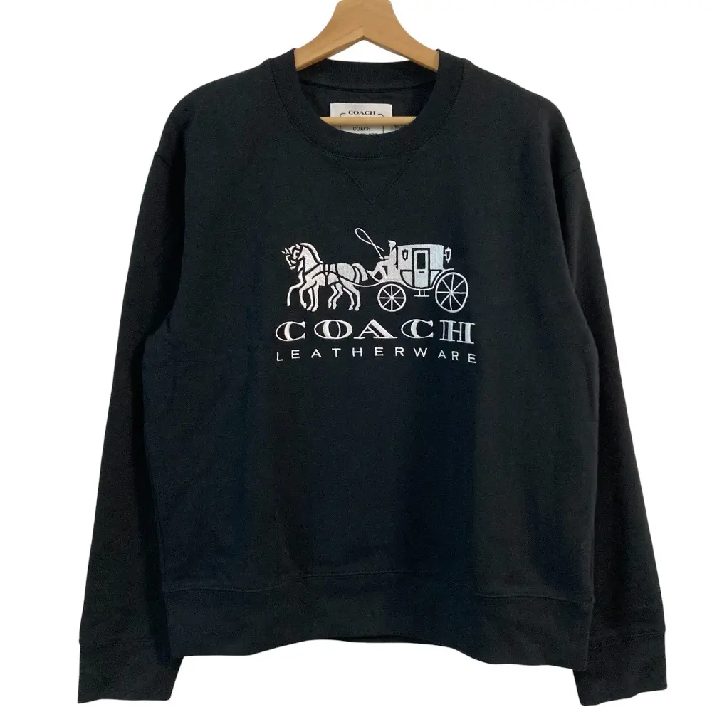 COACH コーチ エバーグリーン ホースアンドキャリッジ クルーネック スウェット オーガニック コットン C9116 サイズS ブラックの買取実績【2025年9月買取】