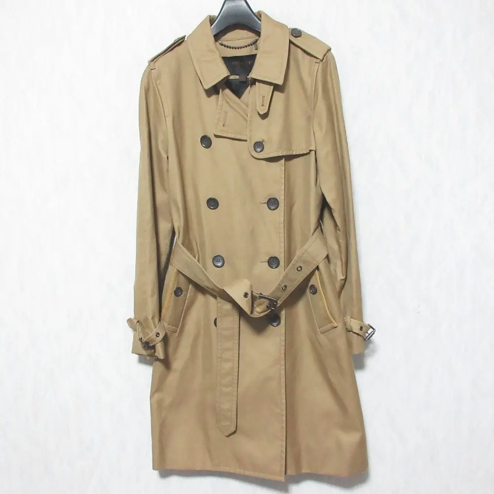 COACH コーチ レザートリム トレンチコート S ブラウンの買取実績【2025年10月買取】
