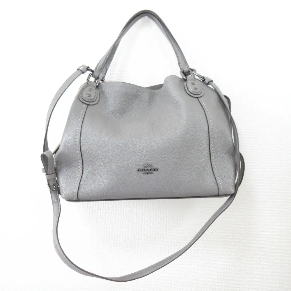 COACH コーチ イーディー レザー 2WAY ショルダーバッグ ハンドバッグ 57124 グレーの買取実績【2025年10月買取】