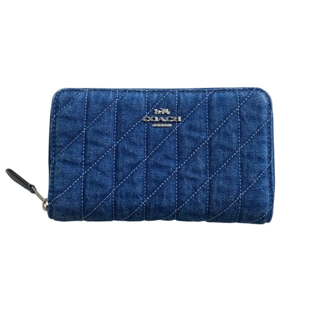 COACH コーチ デニム ミディアム ID ジップウォレット コンパクトウォレット 財布 CAP29 インディゴブルーの買取実績【2025年12月買取】