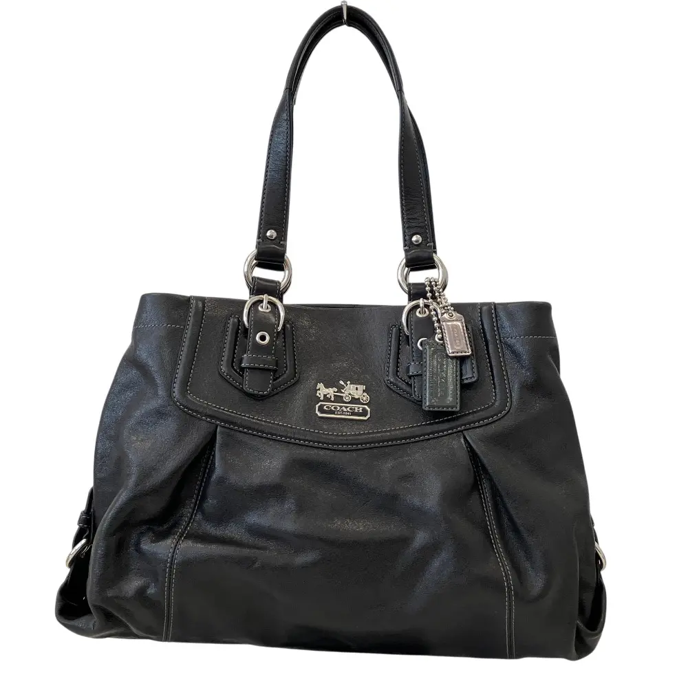 COACH コーチ レザー 2way ショルダーバッグ ハンドバッグ 14574 ブラック