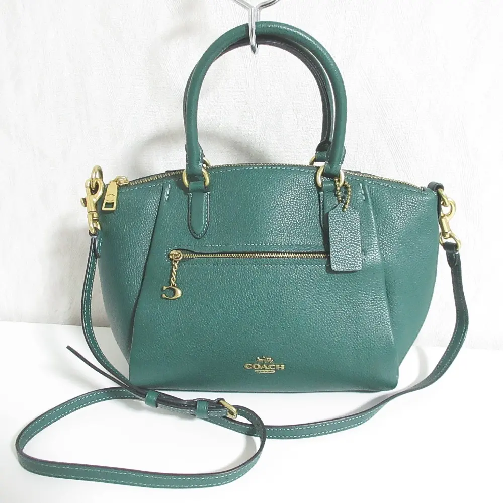 COACH コーチ エリス サッチェル 2way ハンドバッグ ショルダーバッグ 79316 グリーン