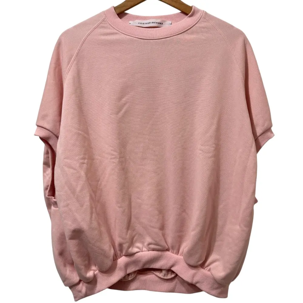 COGTHEBIGSMOKE コグザビッグスモーク クルーネック ワイド スウェット プルオーバー トレーナー ピンク