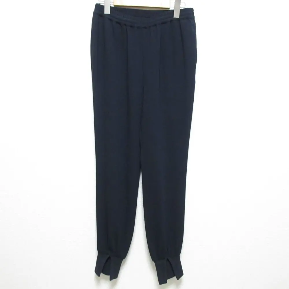 22SS ColPierrot コルピエロ リブ イージー パンツ サイズ38 ネイビー