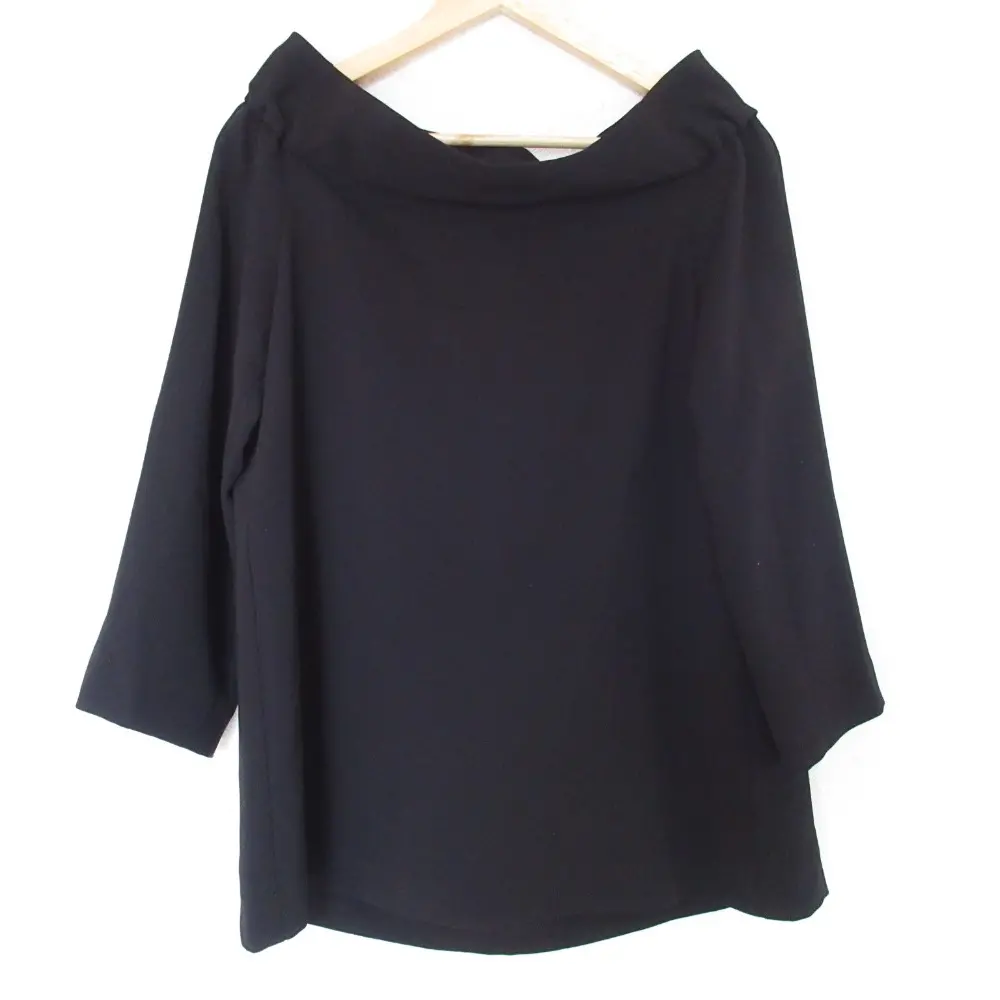 21AW Col Pierrot コルピエロ ×ミューズドゥドゥーズィエムクラス 別注 DECOLLETE BLOUSE デコルテブラウス ブラック
