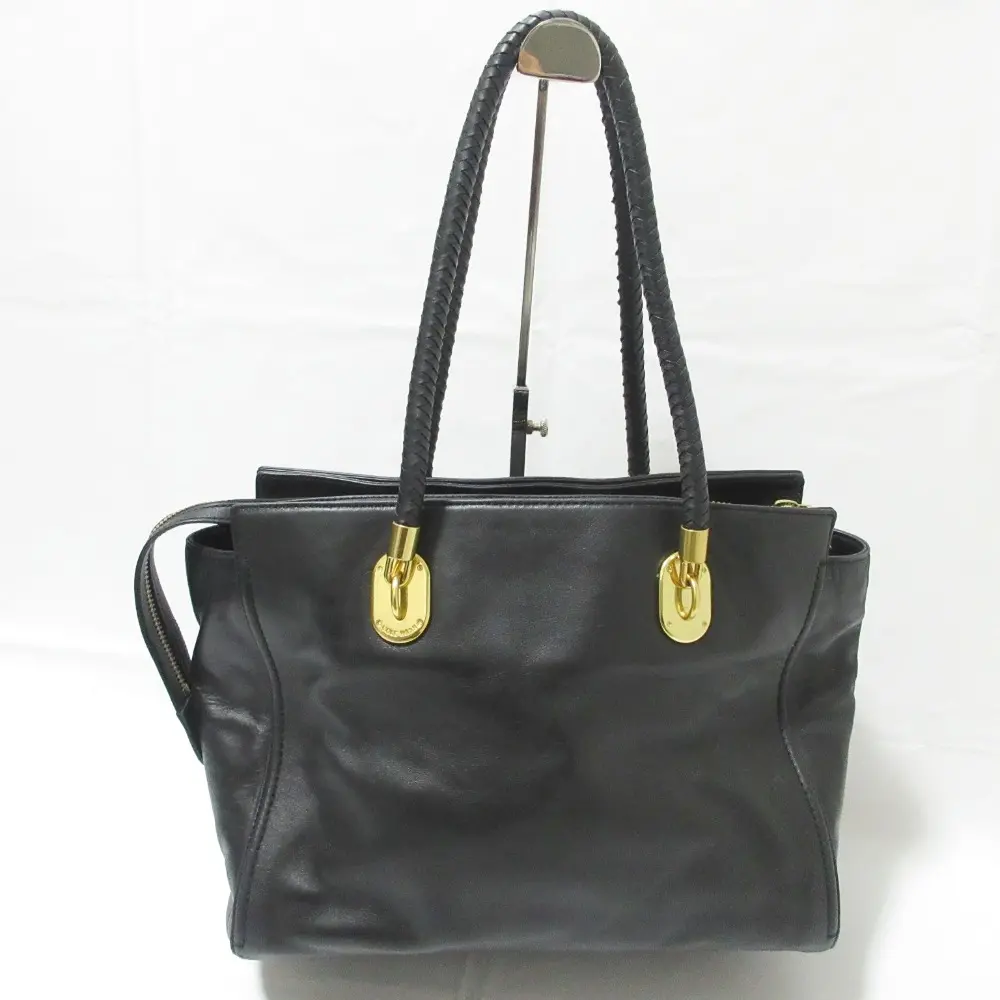 Cole Haan コールハーン BENSON ベンソン 2 ワーク トート レザー セミショルダーバッグ ハンドバッグ U02465 ブラック