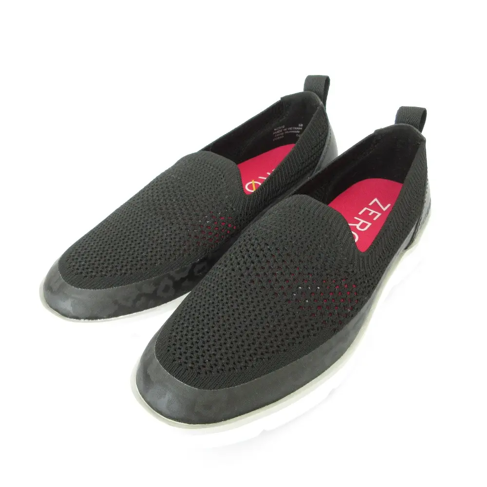 COLE HAAN コールハーン ZG OMNI SLIPON ゼログランド オムニ スリッポン メッシュ スニーカー W23112 5B 22.0cm相当 ブラック