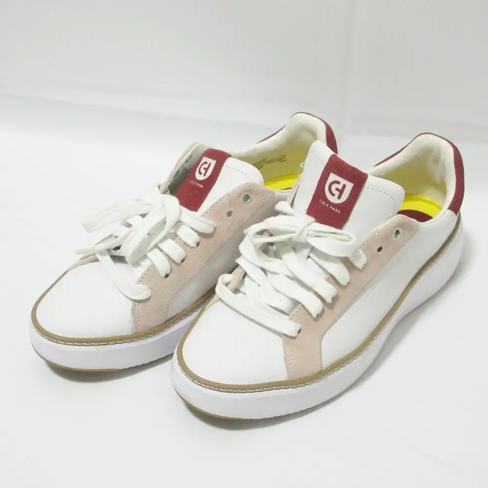 COLE HAAN コールハーン グランドプロ トップスピン スニーカー W28062 7B 約24cm ホワイト