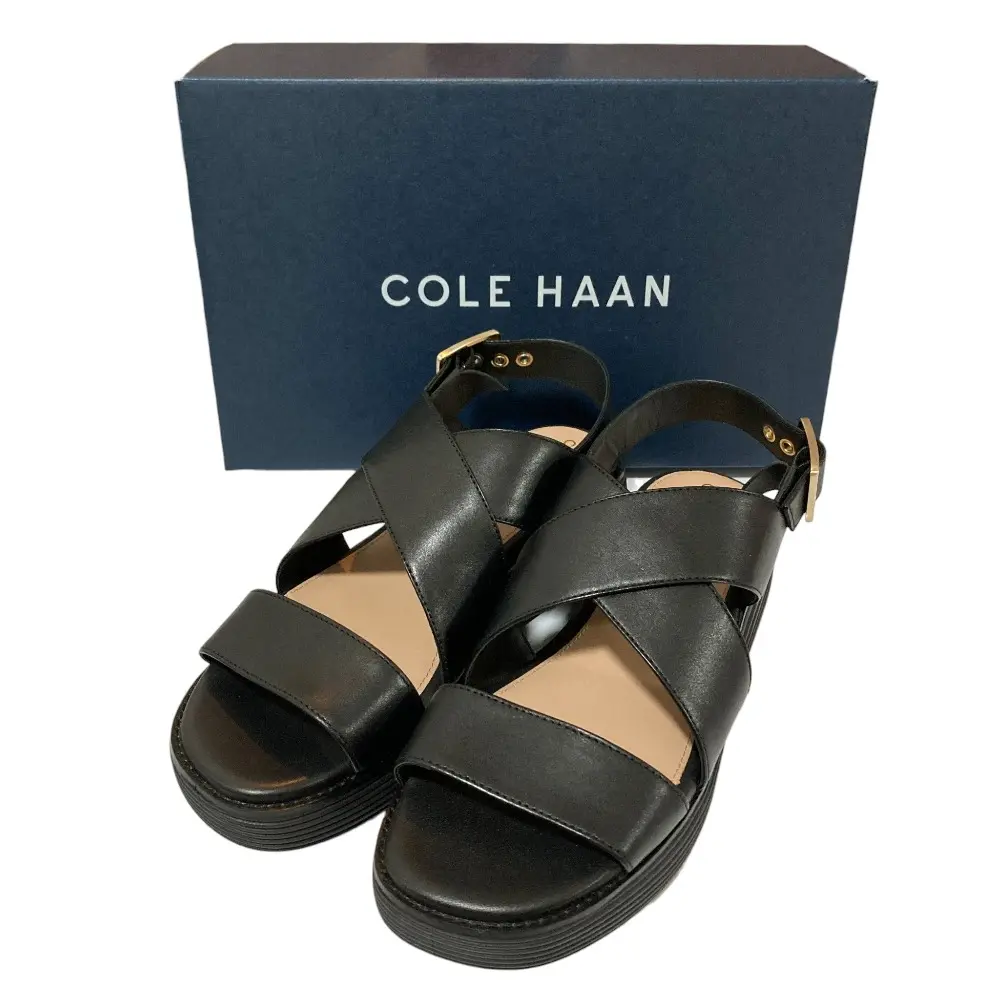 COLE HAAN コールハーン OG プラットフォーム サンダル W29416 6B 23cm相当 ブラック