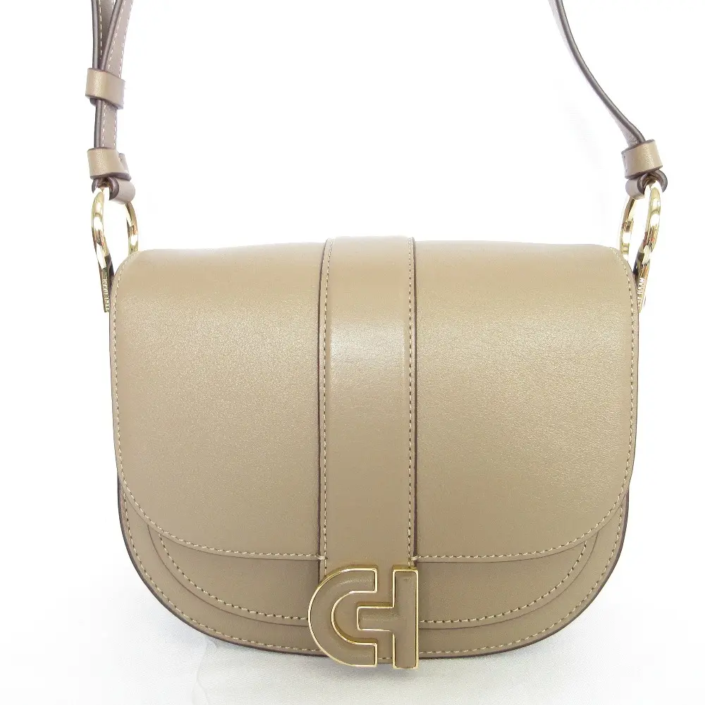 23AW COLE HAAN コールハーン エッセンシャル ミニ サドル バッグ レザー ショルダーバッグ U06869 アイリッシュコーヒー