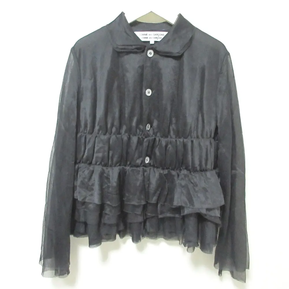 COMME des GARCONS コムコム コムデギャルソン 半袖 丸襟 ラウンド