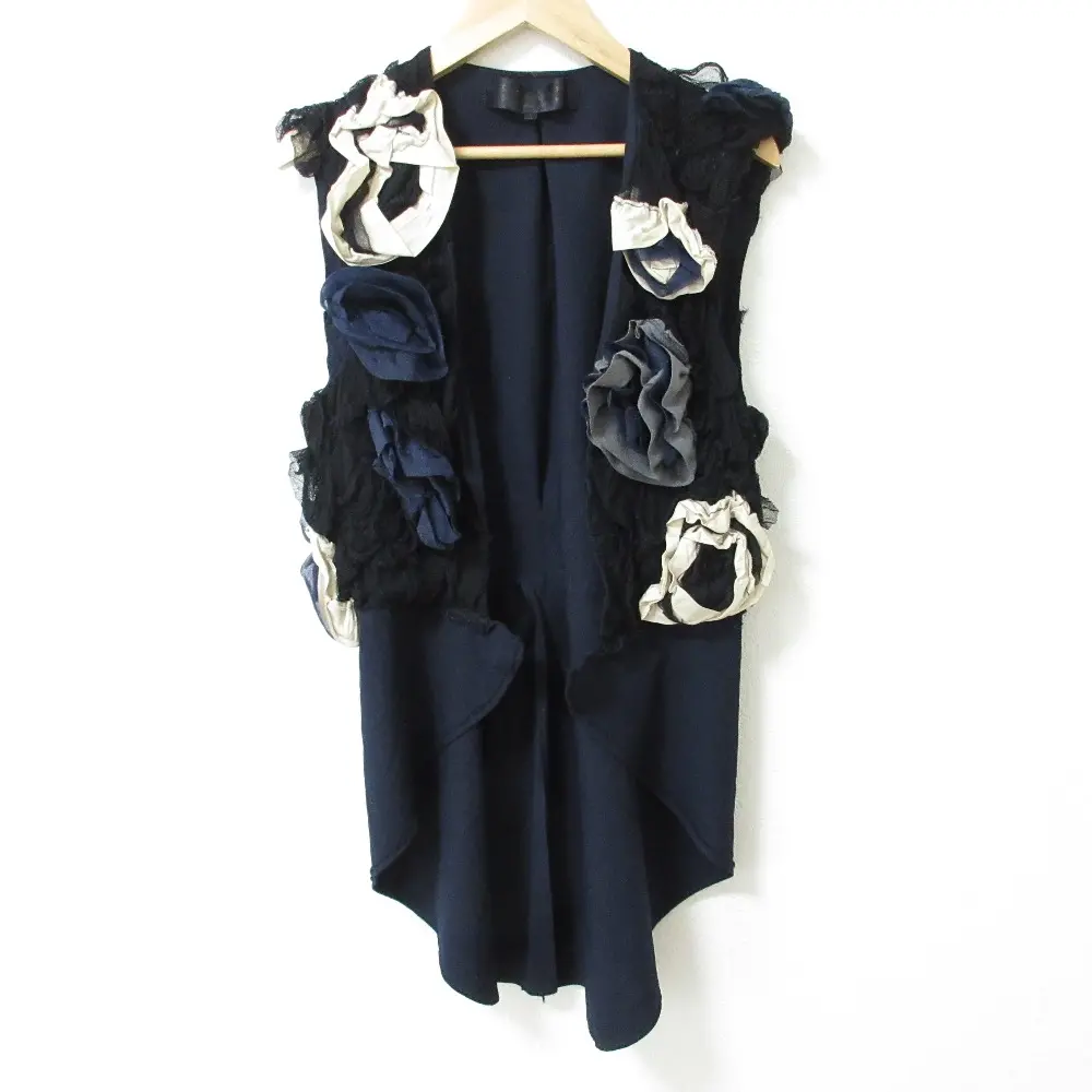 COMME des GARCONS コムコム コムデギャルソン 薔薇モチーフ ベスト