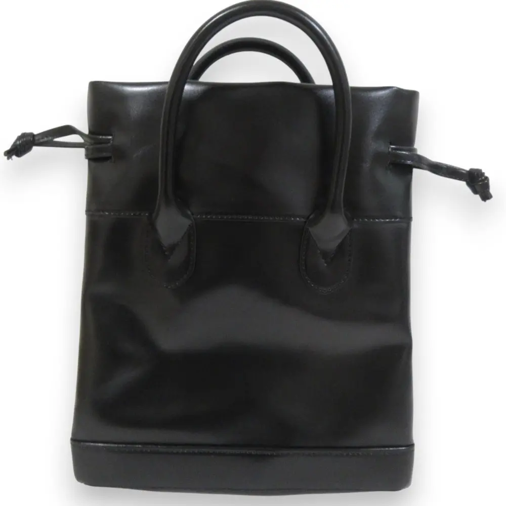 COMME des GARCONS コムデギャルソン コムコム エコレザー ハンドバッグ RN-K202 ブラック