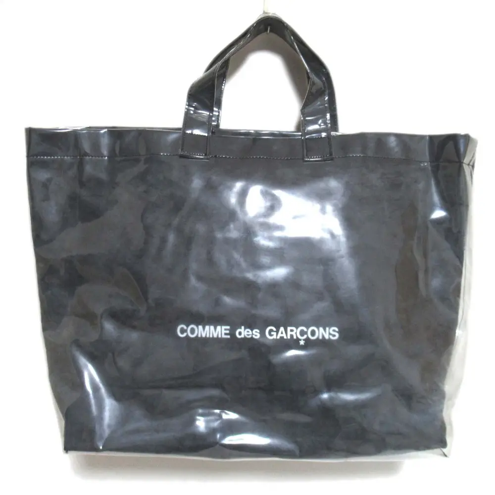 COMME DES GARCONS black market コムデギャルソン ブラックマーケット限定 クラフトペーパー トートバッグ ブラック