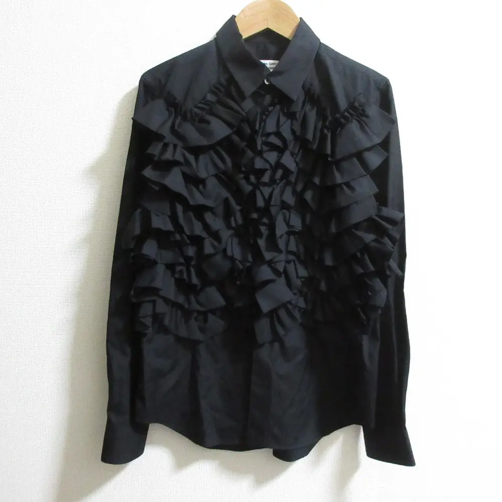 toricot COMME des GARÇONS ブラックシャツ M toricot COMME des GARÇONS ブラックシャツ M tricot COMME des