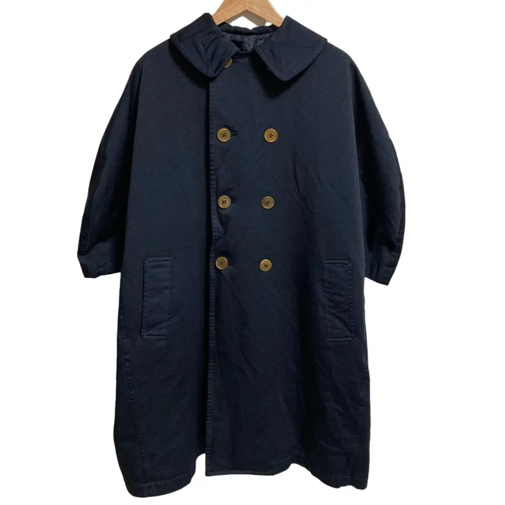 AD2017 COMME des GARCONS コムコム コムデギャルソン ポンチョPコート RT-C002 サイズS ネイビー