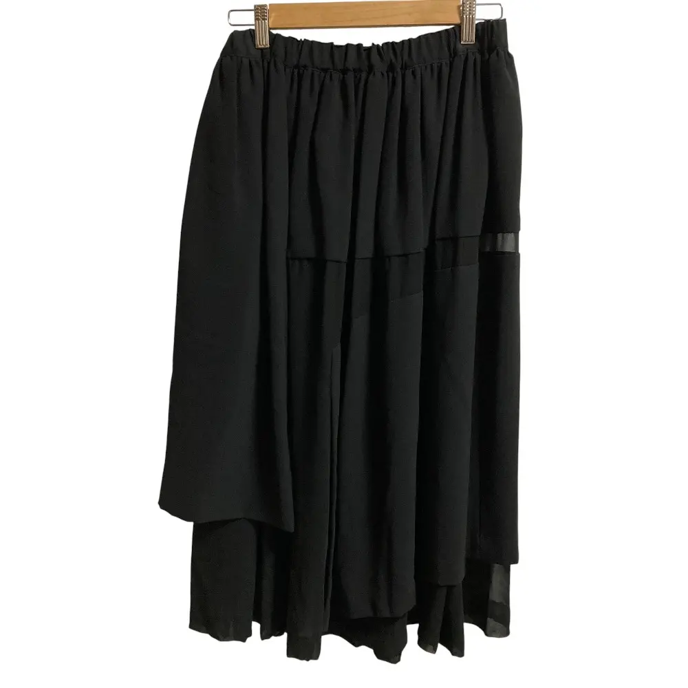 AD2020 COMME des GARCONS コムデギャルソン シアーフレアスカート GG-S003 サイズS ブラック