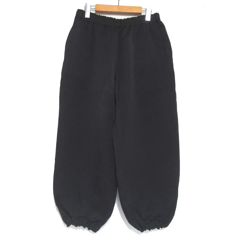 AD2009 COMME des GARCONS コムデギャルソン ナイロンリネン イージー ワイド バルーンパンツ Mサイズ ブラック