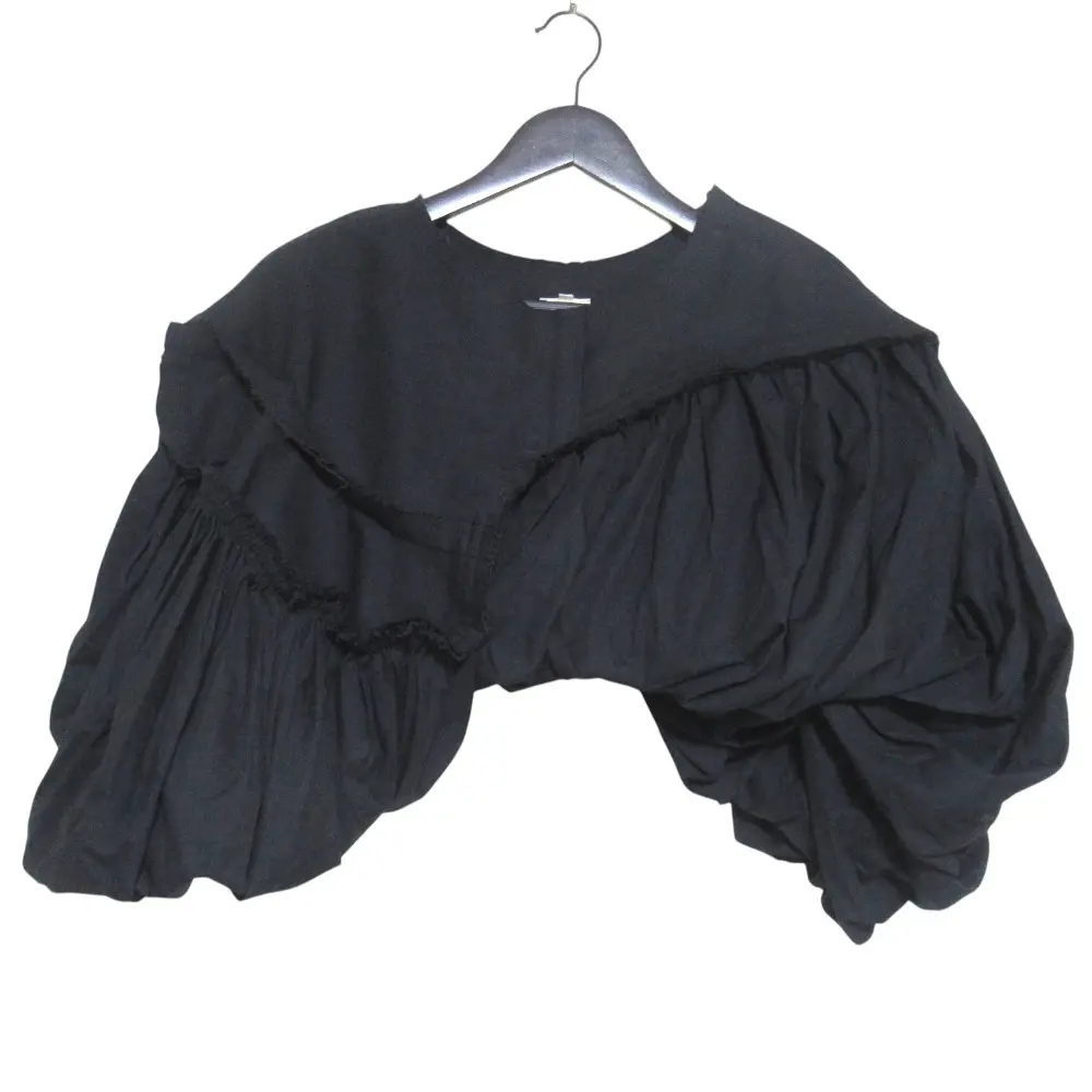 20SS COMME des GARCONS コムデギャルソン ORLANDO オーランドー ボリュームギャザー プルオーバーブラウス GE-B051 S ブラック