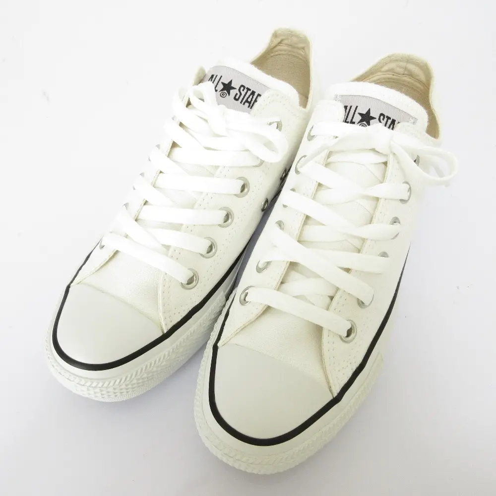 CONVERSE コンバース ALL STAR PLTS EP OX オールスター 厚底 プラットフォーム ローカット スニーカー 5SD436 24.5cm ホワイト