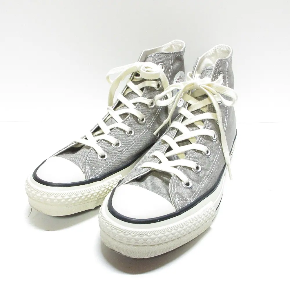 CONVERSE コンバース 日本製 CANVAS ALL STAR J HI オールスター ハイカット スニーカー サイズ5 24cm グレー