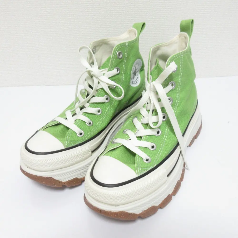 CONVERSE コンバース オールスター R トレックウェーブ ハイ スニーカー サイズ24cm ライトグリーン