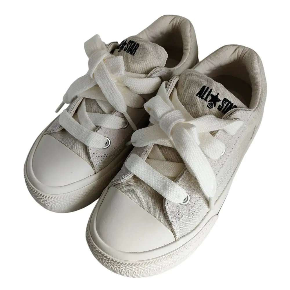 CONVERSE コンバース オールスター（R）ボーダースターOX レースアップ ローカット スニーカー 22cm オフホワイト 