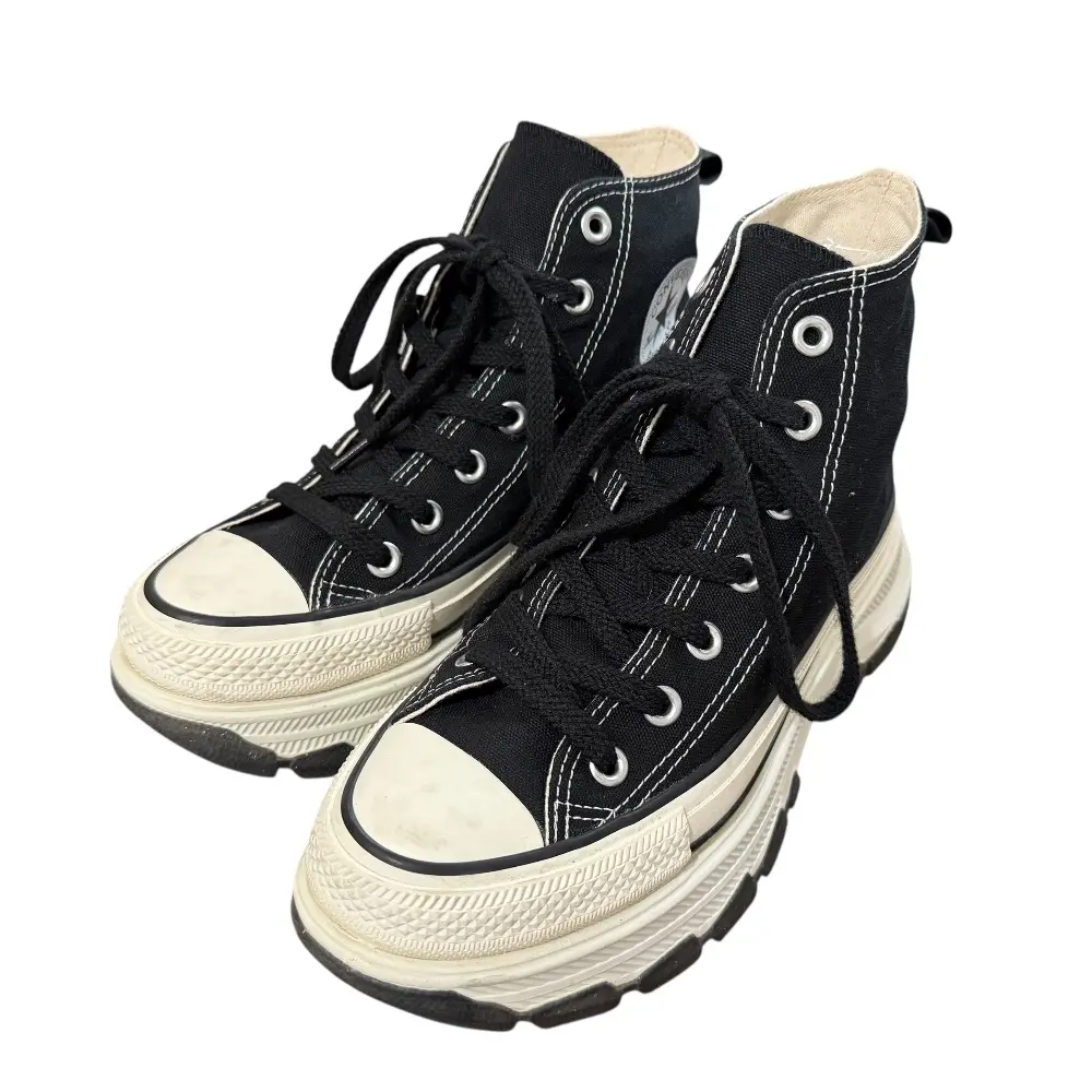 CONVERSE コンバース ALL STAR TREKWAVE CS HI オールスター ボリュームソール ハイカット スニーカー 1SD400 24cm ブラック