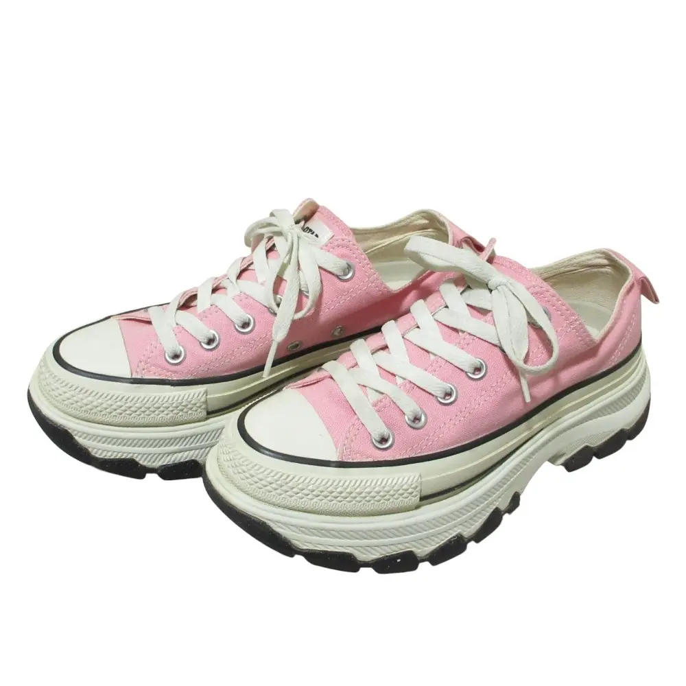 CONVERSE コンバース オールスター トレックウェーブ OX 厚底 スニーカー 1SD478 23.5cm ピンク