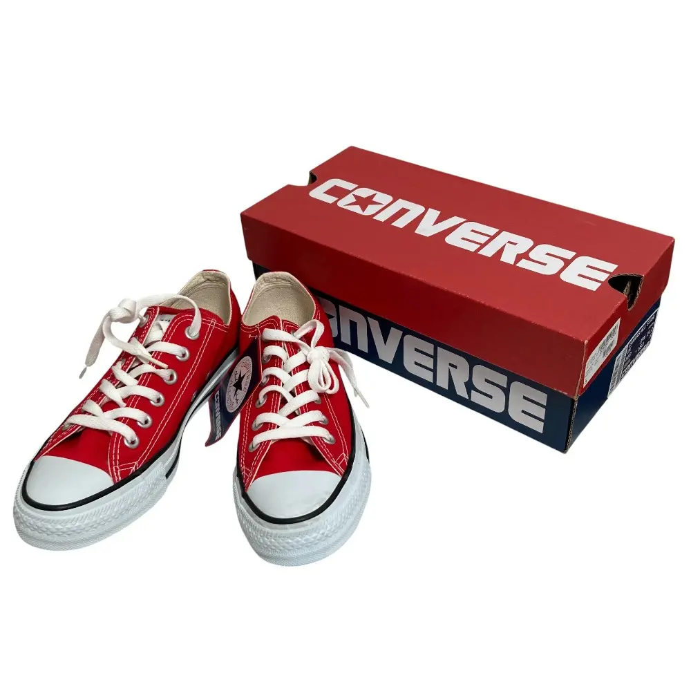 CONVERSE コンバース ALL STAR OX オールスター オックス キャンバス スニーカー M9696 24cm レッド