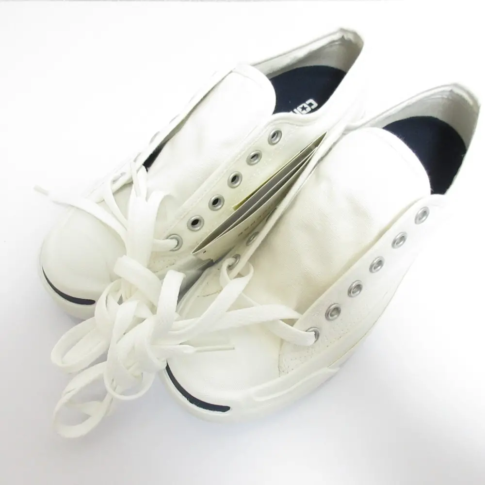CONVERSE コンバース ジャックパーセル ローカット キャンバス スニーカー 1R193 サイズUS4 約23cm ホワイト