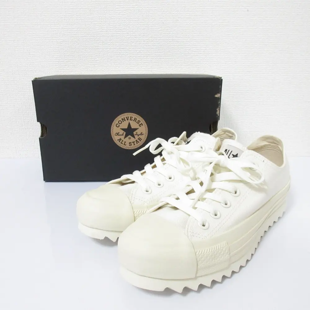 CONVERSE コンバース シャークソール オールスター スニーカー 1SD244 サイズUS5 24cm ホワイト