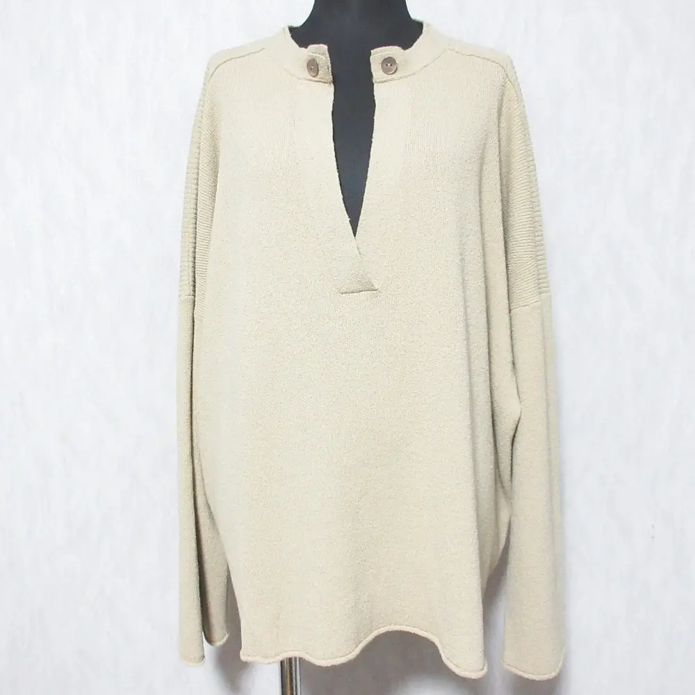 Curensology カレンソロジー スキッパーブークレコットンニット CL006067ER F ベージュ