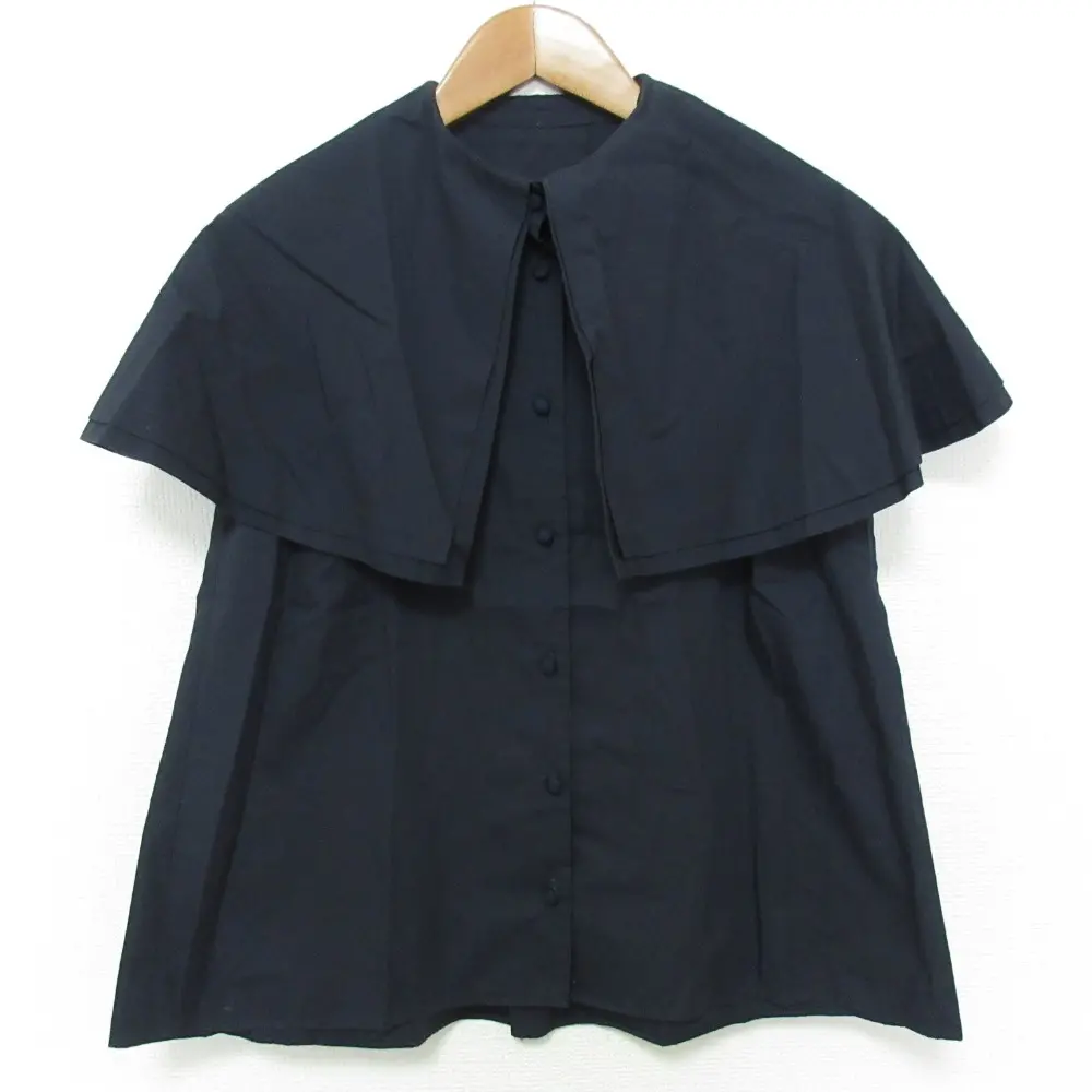 Cygne シーニュ Niiina ケープブラウス シャツ ネイビーの買取実績【2026年1月買取】