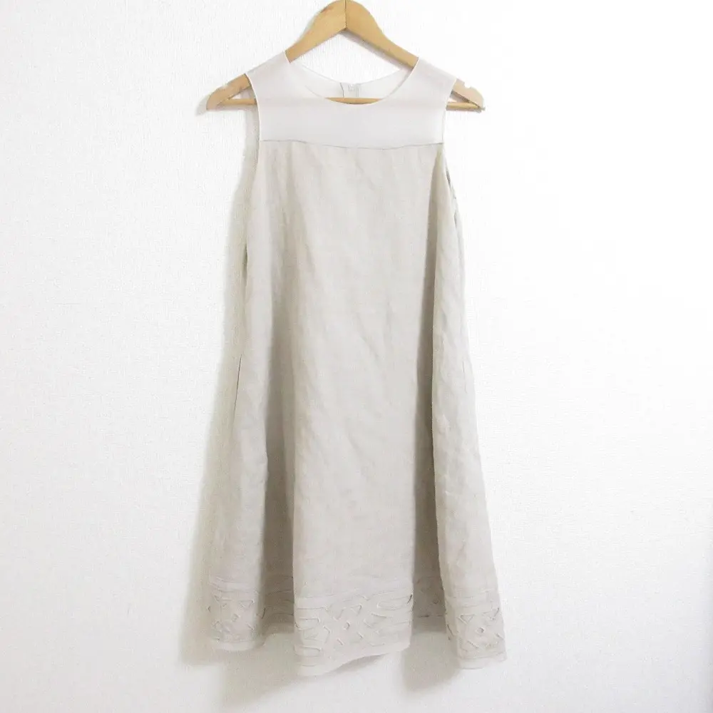 DAISY LIN For FOXEY デイジーリン フォクシー リネン100％ シアー切替