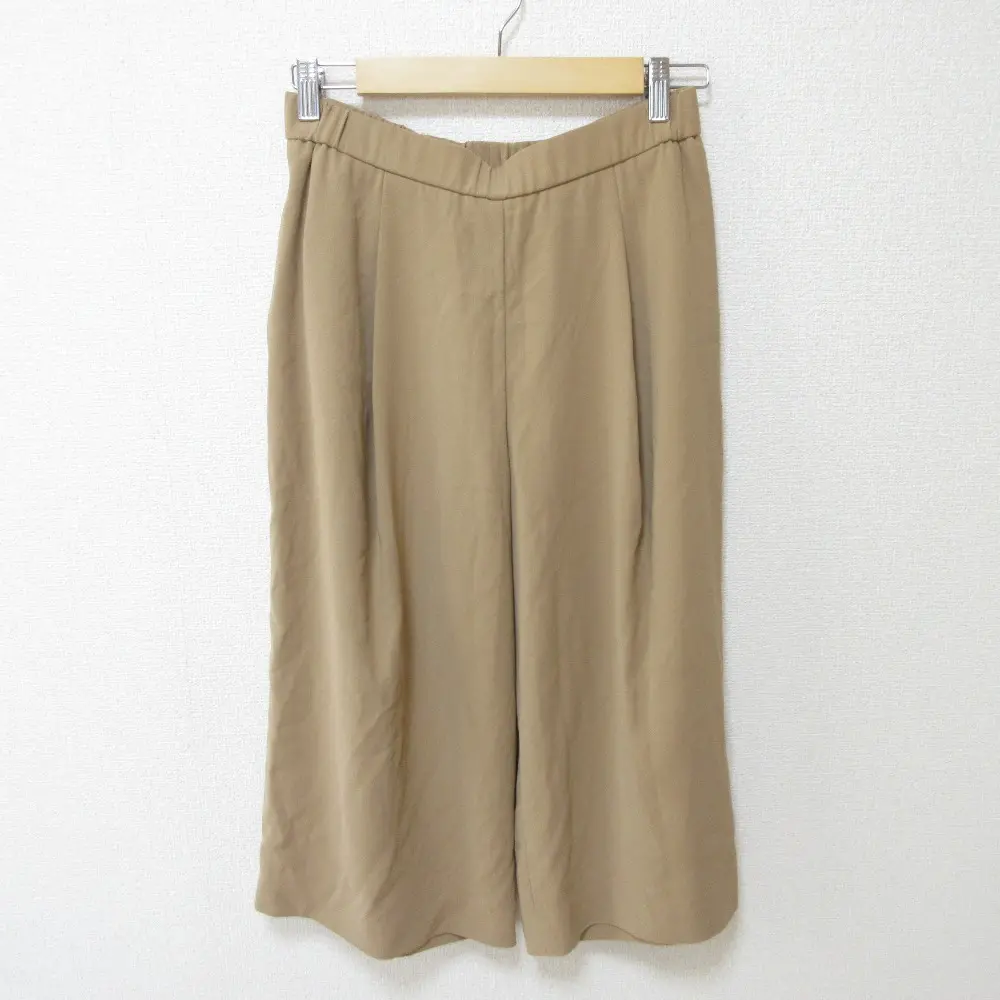 DAISY LIN FOXEY デイジーリン フォクシー WASHABLE DAISY SHARA SHARA PANTS イージー クロップド ワイドパンツ 06013 ベージュ