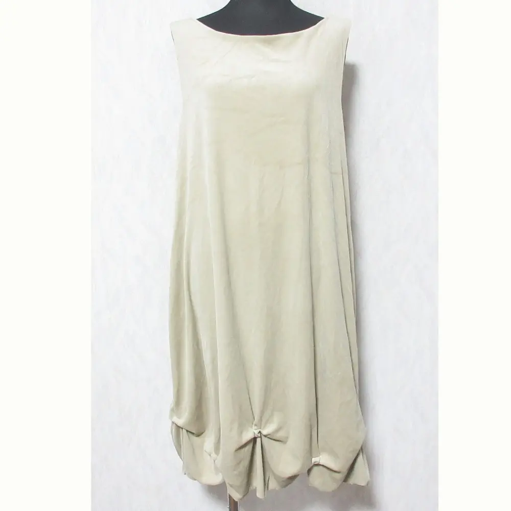DAISY LIN デイジーリン フォクシー Summer Velour Botero ノースリーブ ベロア ワンピース 06091 ベージュ