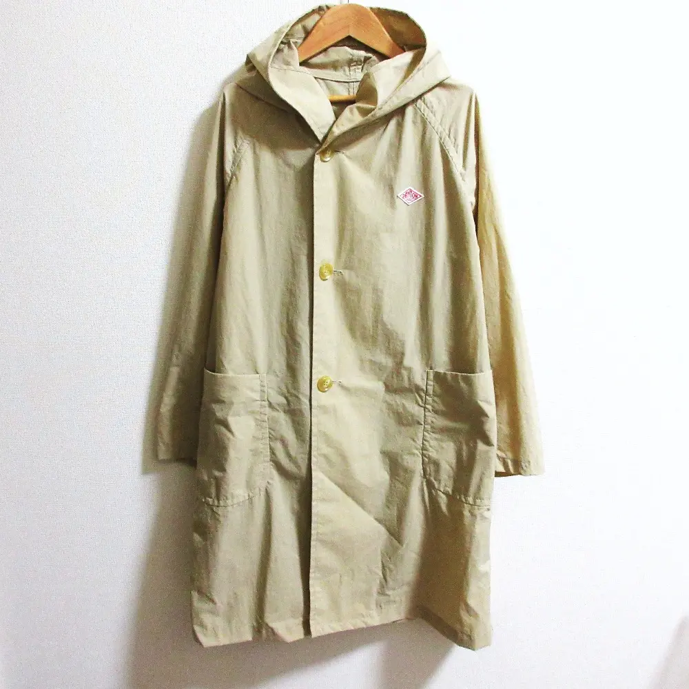 DANTON ダントン ナイロンタフタ フードコート JD-8739 NTF サイズ34 ベージュ