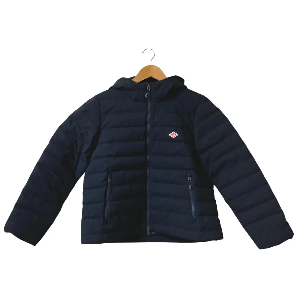 24AW DANTON ダントン MIDDLE DOWN HOODED JACKET ミドルダウン フーディージャケット サイズM ネイビー