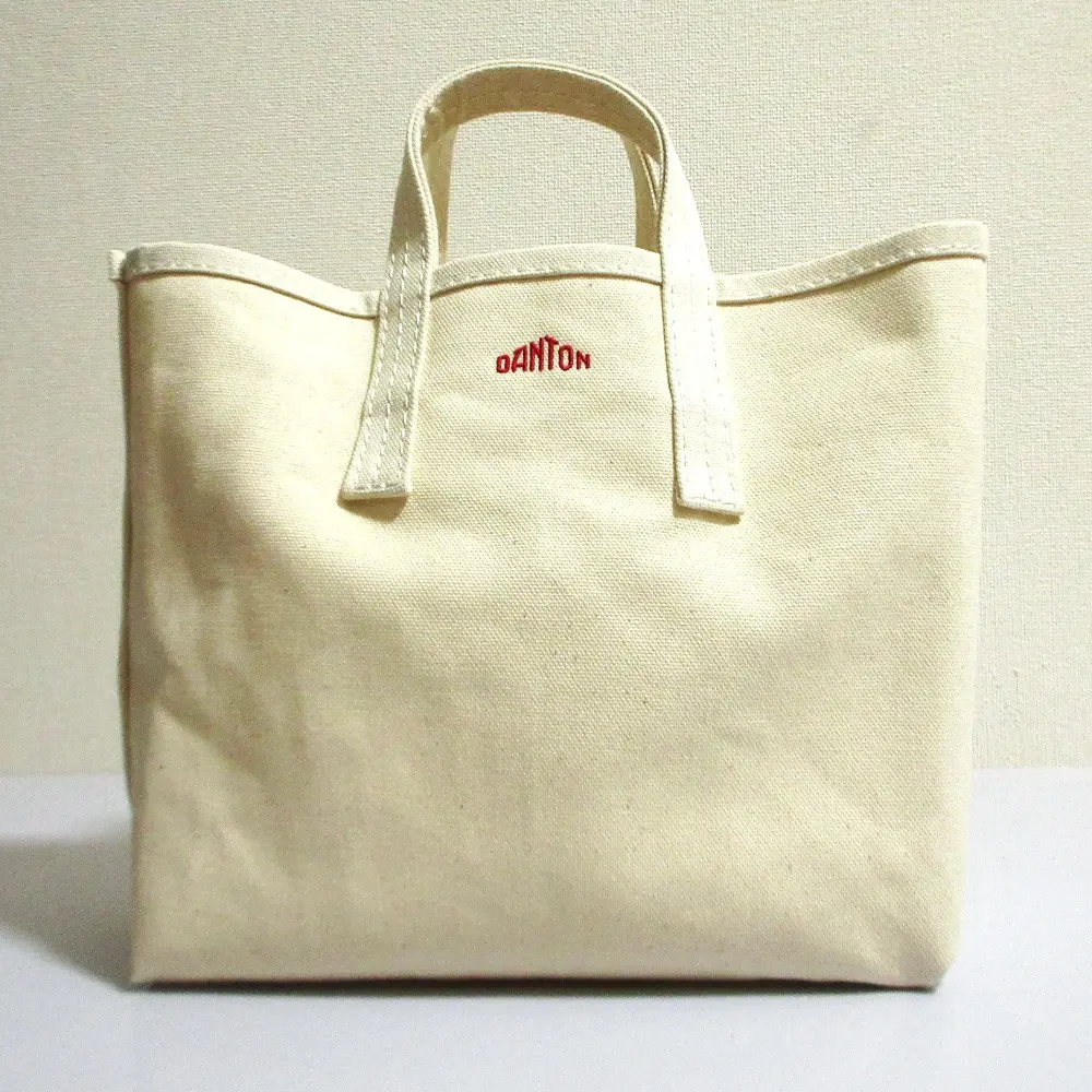 DANTON ダントン コットン キャンバス トートバッグ ハンドバッグ エクリュ