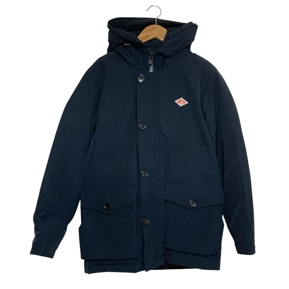 DANTON ダントン DOWN MIDDLE コート JD-8532 サイズ38 ネイビー 