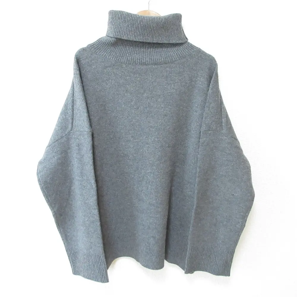 21AW EVERYDAY I LIKE エブリデイアイライク ドゥーズィエムクラス Aries タートルネックプルオーバー ニット セーター グレー